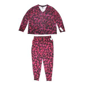 NWT Sanctuary V-neck 2 Piece Joggers PJ Set‎ Women Size Large